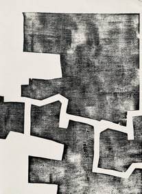 Eduardo Chillida, Composition, Derriere le miroir, Limited Edition Woodcut