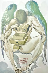 Salvador Dali, Fegefeuer I (Michler/Lopsinger 1039-1138; Field 189-200), Die Gottliche Komodie,