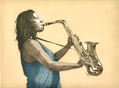 Dean Mitchell, Bathed in Light, Music, Deep Rivers in My Soul, Limited Edition Etching