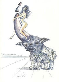 Salvador Dali, Composition (Field 67-4; M/L 174-187), Dali illustre Casanova, Limited Edition