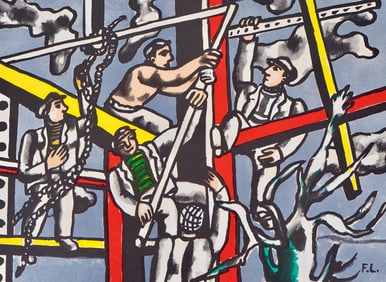 Fernand Leger, Composition, Contrastes, Limited Edition Lithograph