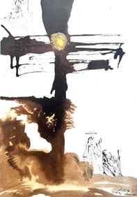 Salvador Dali, Composition (Michler/Lopsinger 1600; Field 69-3), Biblia Sacra, Limited Edition