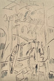 Fernand Leger, Sur la Route de Souville, Dessins de Guerre 1915-16, Limited Edition Lithograph