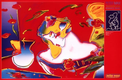Peter Max, Day Dream: Romance Series, 2000, Hand Signed, Official Edition Offset Lithograph