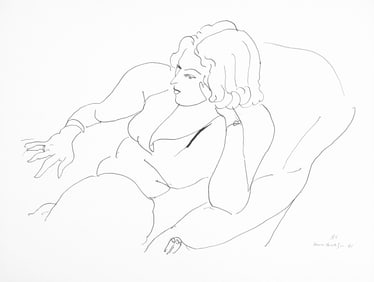 Henri Matisse, Serie B, var. 6 (Duthuit 9), Henri Matisse, Dessins, Themes et variations, Limited