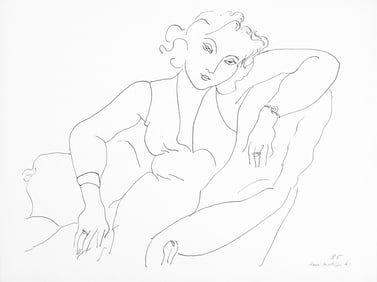 Henri Matisse, Serie B, var. 5 (Duthuit 9), Henri Matisse, Dessins, Themes et variations, Limited
