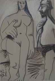 Pablo Picasso, Composition (Orozco 193-204), Au Baiser D'Avignon, Limited Edition Lithograph