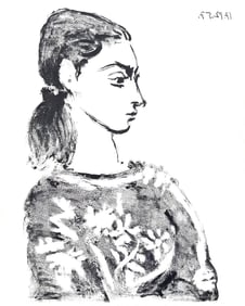 Pablo Picasso, Composition, Picasso Lithographs Since 1945, Cincinnati Art Museum, Limited Edition