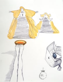 Salvador Dali, Composition (Field 67-4; M/L 174-187), Dali illustre Casanova, Limited Edition