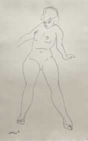 Henry Strater, Composition, 24 Drawings by Henry Strater, Limited Edition Lithograph