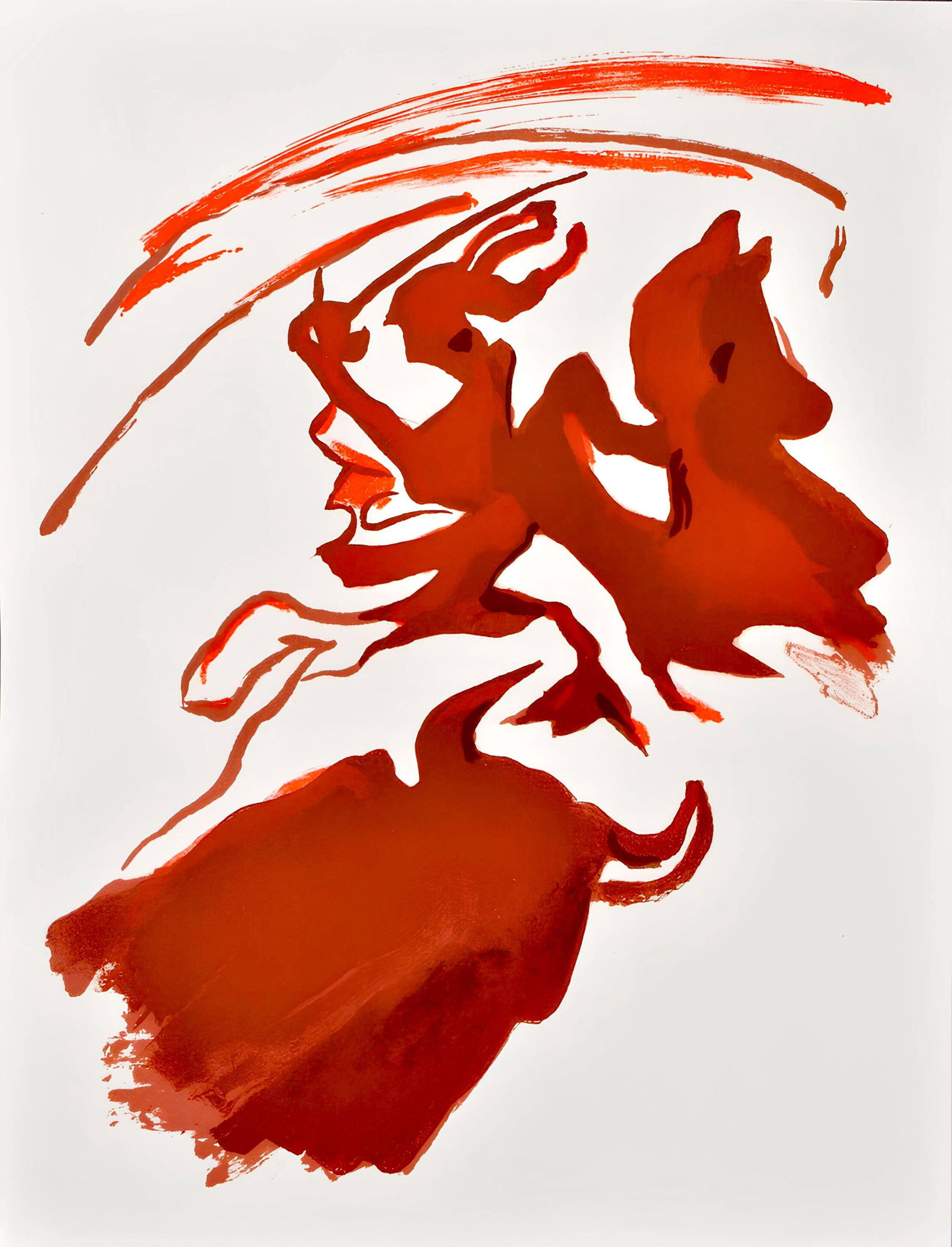 Francisco Bores, Composition, Œuvres completes d'Albert Camus, Limited Edition Lithograph (1 of 4)