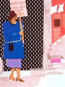 Phoebe Beasley, Mother to Son, Sunrise Is Coming After While, Limited Edition Silkscreen