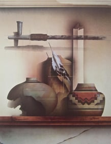 James Carter, Indian Summer, Original Edition Offset Lithograph