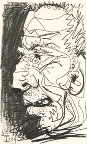 Pablo Picasso, 64.23.9. I (Cramer 148), Le Gout du Bonheur, Limited Edition Mixed Media Lithograph