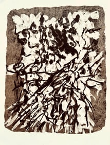 Jean-Paul Riopelle, Composition, Derriere le miroir, Limited Edition Lithograph