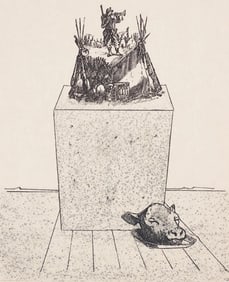 Max Ernst, Composition (Spies/Leppien 218), La Ballade du Soldat, Limited Edition Lithograph