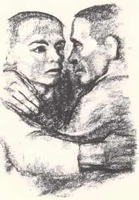Kathe Kollwitz, Brotherhood (Verbruderung), Limited Edition Lithograph