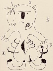 Joan Miro, Composition, The Prints of Joan Miro, Limited Edition Etching