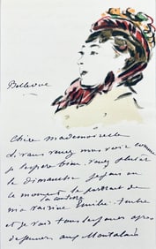 Edouard Manet, Composition, Edouard Manet, Letters with Aquarelles, Limited Edition Lithograph