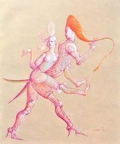 Leonor Fini, Composition, Fruits de la Passion, XXe siecle, Limited Edition Heliogravure