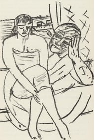Max Beckmann, Composition (Gallwitz 286; Hofmaier 323-329; Rifkind 150 1-7), Der Mensch ist kein
