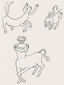 Alexander Calder, Composition, A Bestiary, Limited Edition Letterpress Print