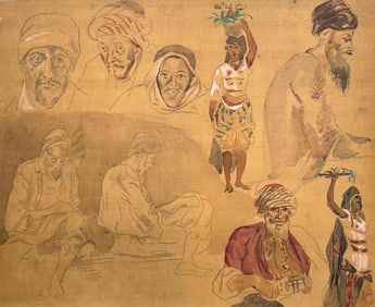 Eugene Delacroix, Composition, Trente et un Dessins et Aquarelles du Maroc, Limited Edition