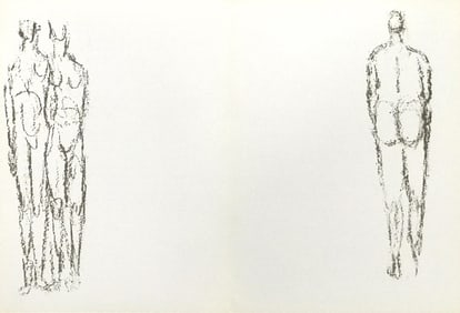 Raoul Ubac, Composition, Derriere le miroir, Limited Edition Lithograph