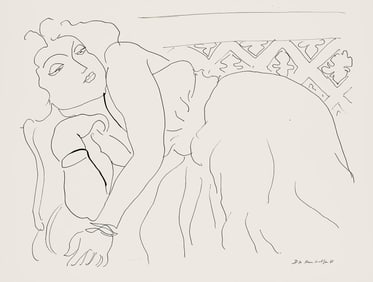 Henri Matisse, Serie D, var. 10 (Duthuit 9), Henri Matisse, Dessins, Themes et variations, Limited