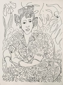 Henri Matisse, Composition, Dessins de Matisse, Hommage no2, Limited Edition Lithograph