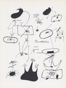 Joan Miro, Composition, XXe siecle, Limited Edition Lithograph