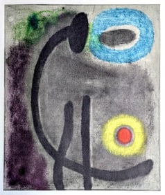 Joan Miro, Composition (Cramer 105), Femmes, Limited Edition Heliogravure