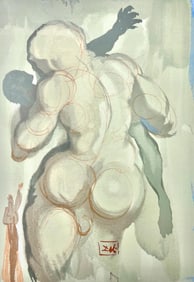 Salvador Dali, Fegefeuer VI (Michler/Lopsinger 1039-1138; Field 189-200), Die Gottliche Komodie,