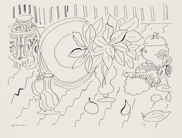 Henri Matisse, Serie G, var. 3 (Duthuit 9), Henri Matisse, Dessins, Themes et variations, Limited