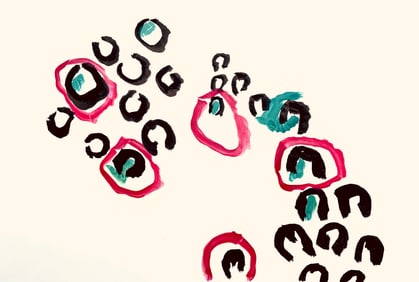 Pierre Tal-Coat, Composition, Derriere le miroir, Limited Edition Lithograph