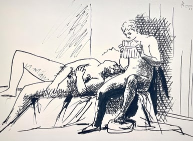 Pablo Picasso, Composition (Cramer 88), Dans l'Atelier de Picasso, Limited Edition Lithograph