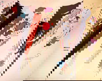 Wassily Kandinsky, Composition, Derriere le miroir, Limited Edition Lithograph