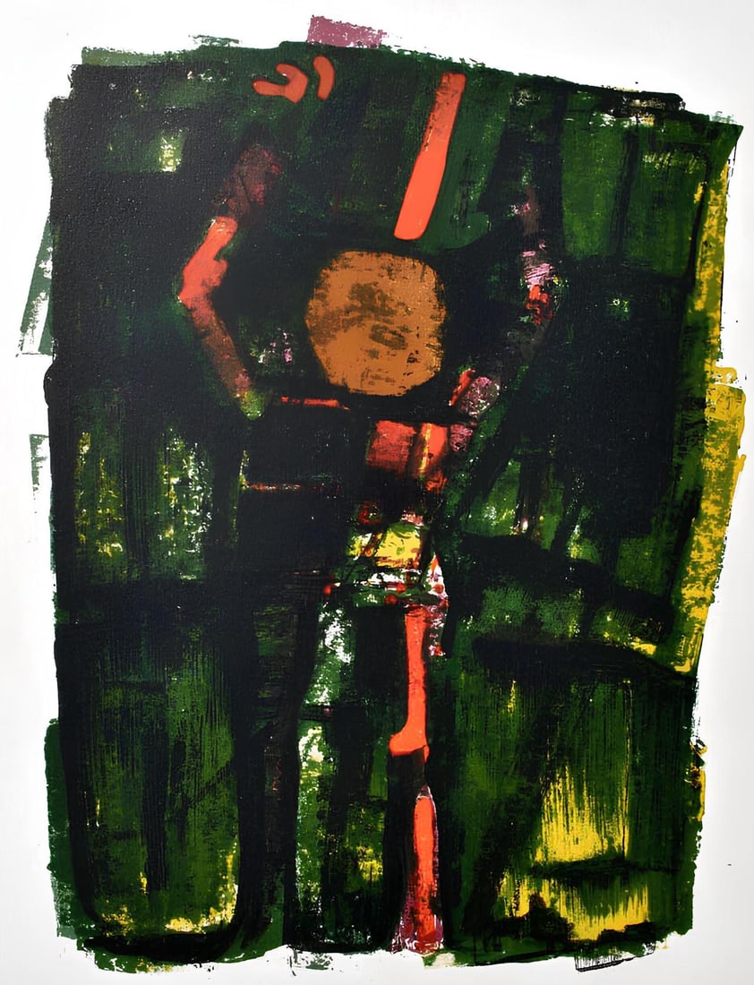 Orlando Pelayo, Composition, Œuvres completes d'Albert Camus, Limited Edition Lithograph (1 of 4)