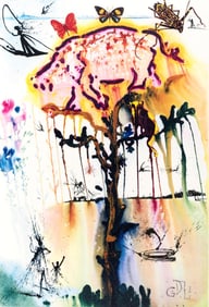 Salvador Dali, Pig and Pepper (Field 69-5, A-M), Alice's Adventures in Wonderland, Limited Edition