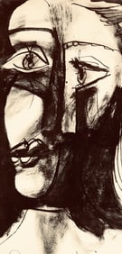 Pablo Picasso, Composition, Carnet de dessins de Picasso, Cahiers d'Art, Limited Edition Lithograph