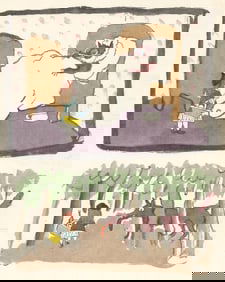 Jules Pascin, Little Red Riding Hood (Le chaperon rouge), XXe siecle, Limited Edition Lithograph