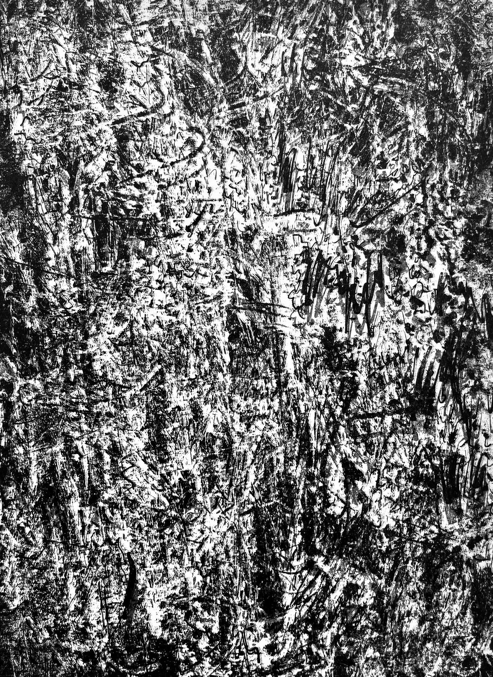 Francois Fiedler, Composition, Derriere le miroir, Limited Edition Lithograph (1 of 4)