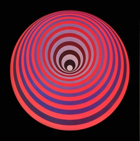 Victor Vasarely, Composition, Progressions I, Limited Edition Heliogravure