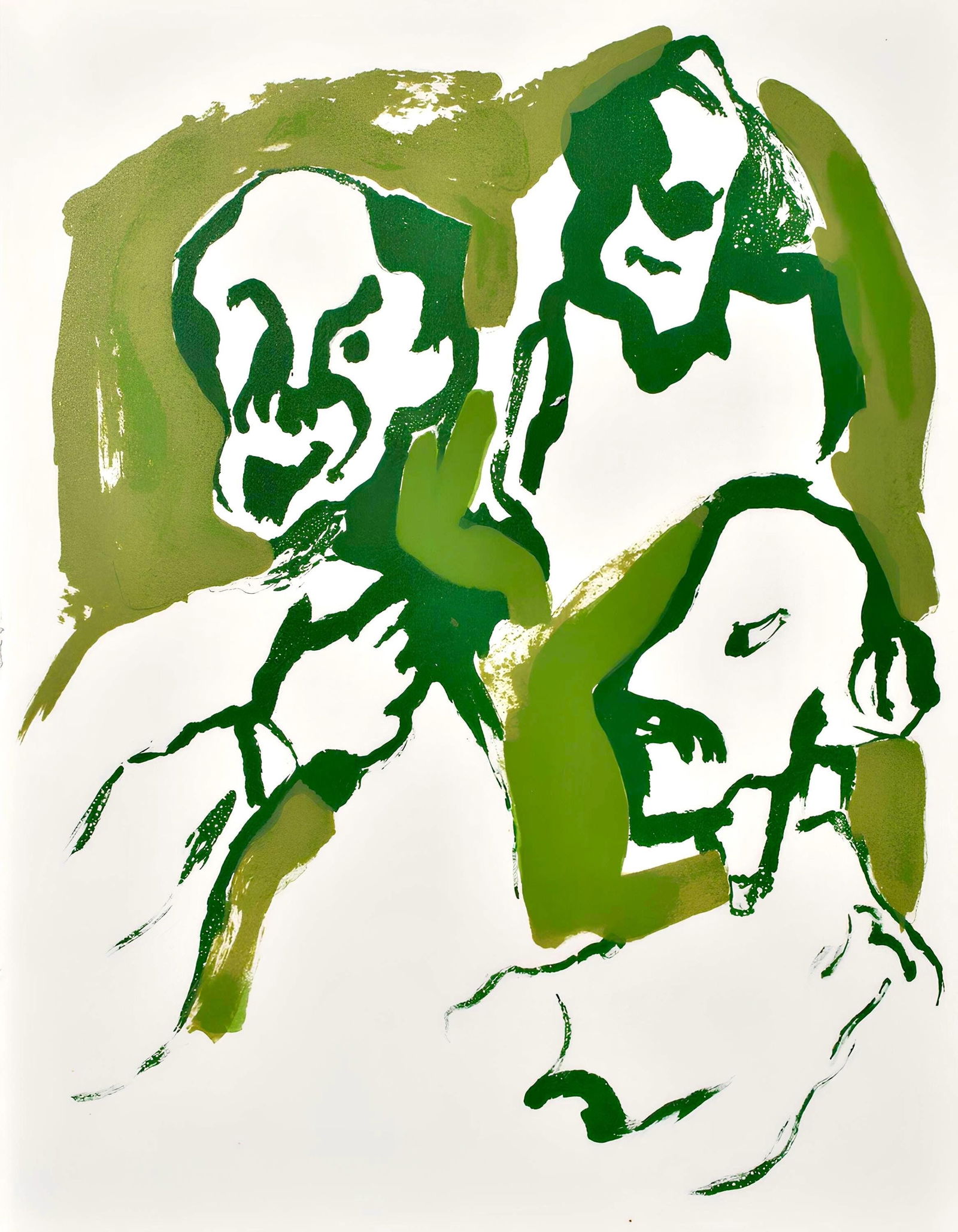 Francisco Bores, Composition, Œuvres completes d'Albert Camus, Limited Edition Lithograph (1 of 4)