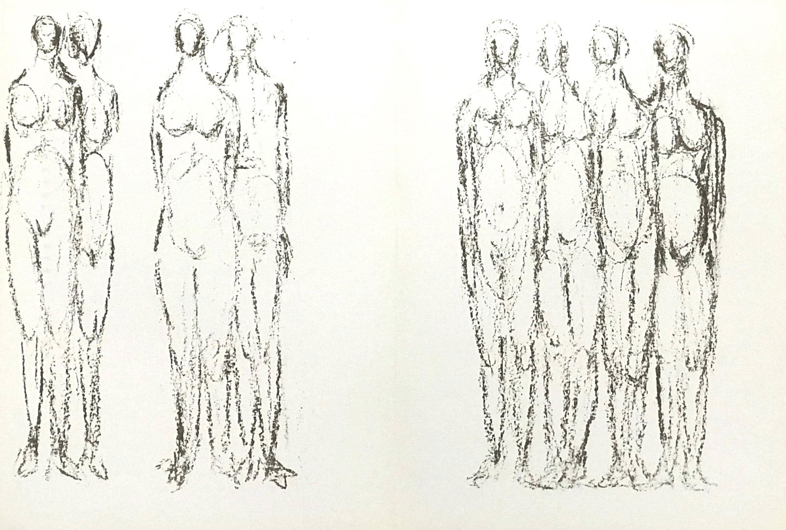 Raoul Ubac, Composition, Derriere le miroir, Limited Edition Lithograph (1 of 4)