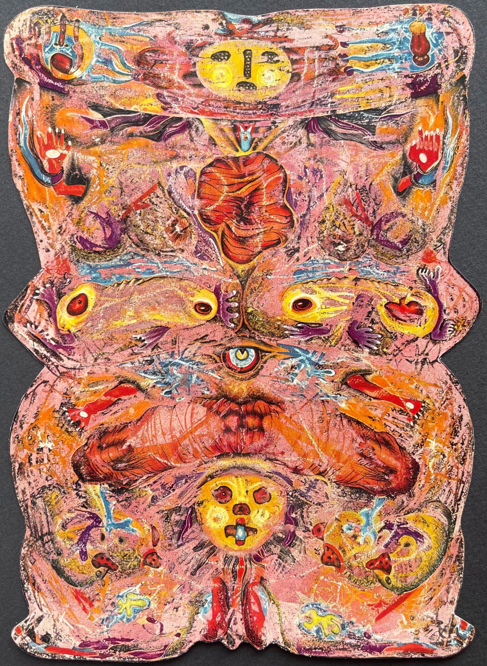 Alfonso Ossorio, Composition, Peintures initiatiques d'Alfonso Ossorio, Limited Edition Collotype (1 of 4)