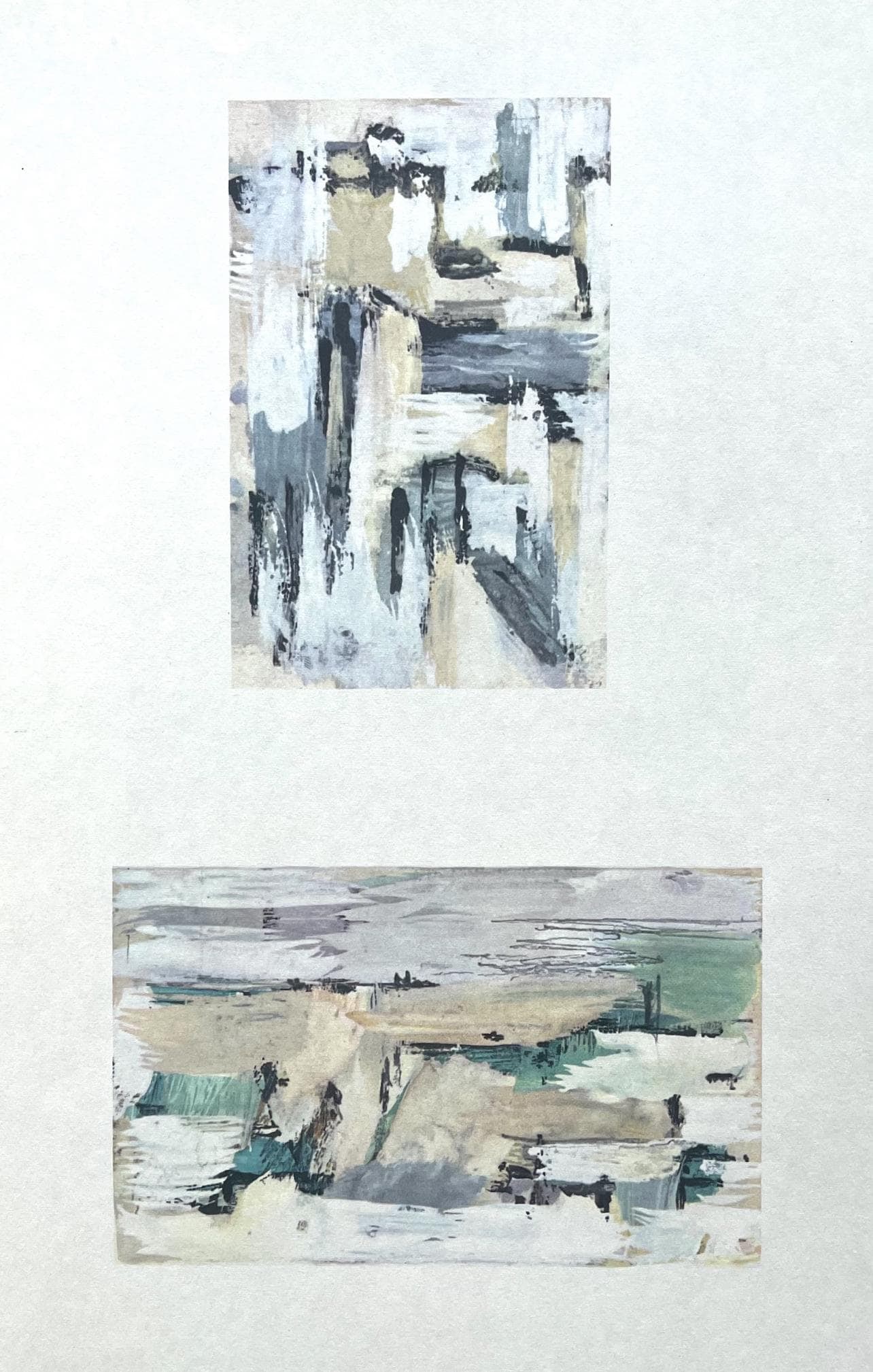 Jean Bazaine, Composition, Derriere le miroir, Limited Edition Lithograph (1 of 4)