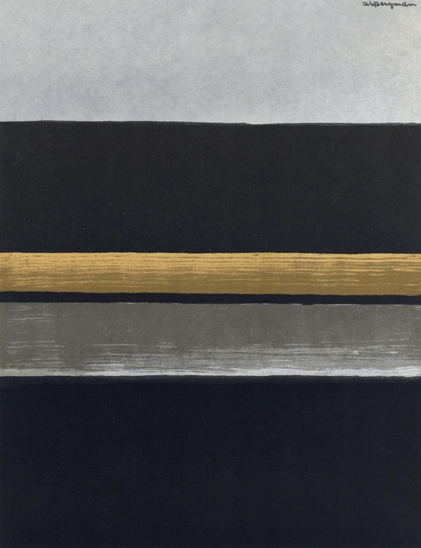 Anna-Eva Bergman, Composition, XXe siecle, Limited Edition Lithograph (1 of 4)