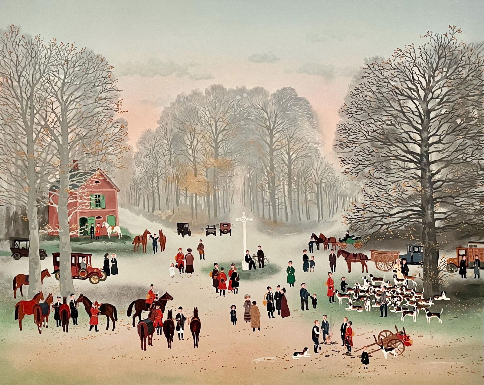 Michel Delacroix, Le Rendezvous, Limited Edition Lithograph (1 of 4)