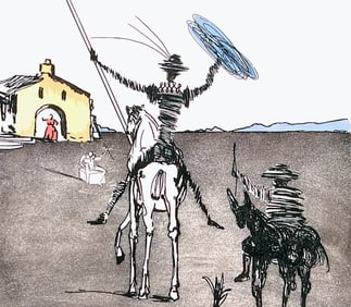 Salvador Dali, Le reve impossible, Historia de Don Quichotte de la Mancha, Signed, Limited Edition